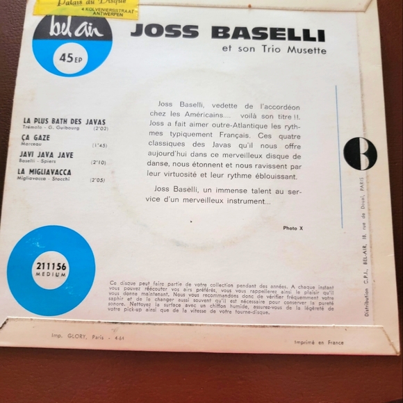 Vintage Latin 45 Rpm by Joss Basilli - Picture 2 of 4